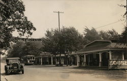 Car & Streetcar: House of David Main Entrance Hotel Restaurant Benton Harbor, MI Postcard Postcard Postcard