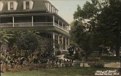 House of David (Tinted Color Real Photo) Benton Harbor, MI Postcard Postcard Postcard