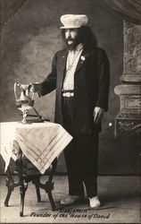 Benjamin: Founder of the House of David with Trophy Postcard Postcard Postcard