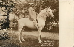 Benjamin, Founder of the House of David on White Horse Postcard