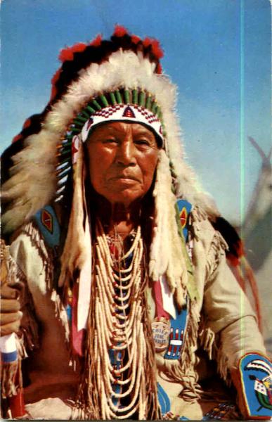 Job Charley, Chief Of The Yakima Tribe Native Americana