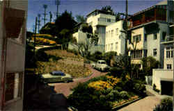 Lombard Street San Francisco, CA Postcard Postcard