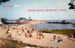 Greetings From Double Beach Postcard