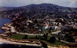 Air View Of La Jolla California Postcard Postcard