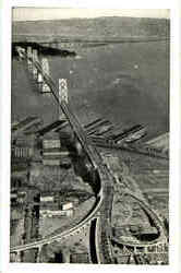 View Of The San Francisco Oakland Bay Bridge California Postcard Postcard