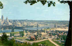 View From Devou Park Overlook Postcard