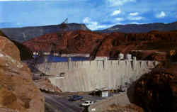 Hoover Dam And Lake Mead Postcard