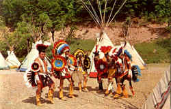 Greetings From Onondaga Indian Trading Post Nedrow, NY Postcard Postcard