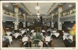 Pangburn's Cafeteria Fort Worth, TX Postcard Postcard Postcard