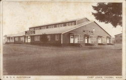 Y.M.C.A. Auditorium Camp Lewis Tacoma, WA Postcard Postcard Postcard