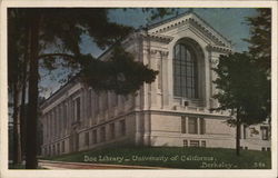 Doe Library - University of California, Berkeley Postcard