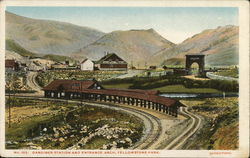 Gardiner Station and Entrance Arch Postcard