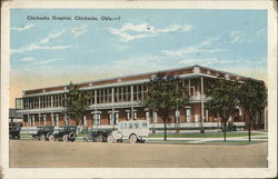 Chickasha Hospital Postcard