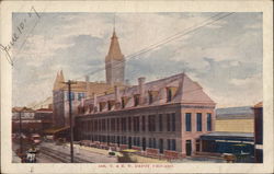 C & N.W. Depot Postcard