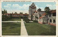 San Jose State Teachers College California Postcard Postcard Postcard