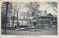 View of South Main Street Postcard