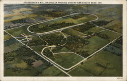 Srudebaker's Million Dollar Proving Grounds South Bend, IN Postcard Postcard Postcard