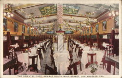 The Oriental Cafe Los Angeles, CA Postcard Postcard Postcard