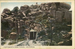 Chatsworth Park Tunnel Postcard