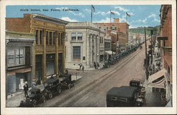 View of Sixth Street Postcard