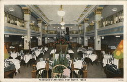 Pangburn's Cafeteria Fort Worth, TX Postcard Postcard Postcard