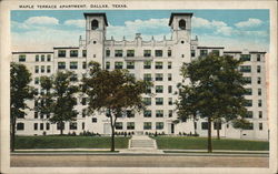 Maple Terrace Apartment Postcard