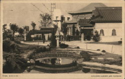 Japanese Garden and Pavilion 1933 Chicago World Fair Postcard Postcard Postcard