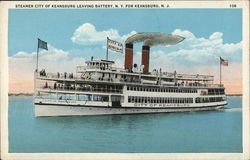 Steamer City of Keansburg New Jersey Steamers Postcard Postcard Postcard