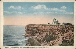 Point Terminlight, Los Angeles Harbor California Postcard Postcard Postcard