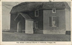 The Oldest Lutheran Church in America Postcard