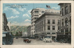 Looking North on Raymond Ave. from Colorado St. Postcard