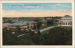 View of Campus, University of Illinois Postcard Postcard Postcard