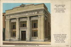 Huntingburg Bank Postcard