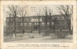 Central Bible Institute Postcard