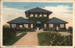 "Observatory," Downing Park Postcard