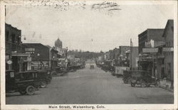 Main Street Walsenburg, CO Postcard Postcard Postcard