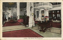 Clift Hotel Postcard