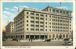 San DIego Hotel Postcard