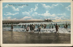 Beach Scene Postcard