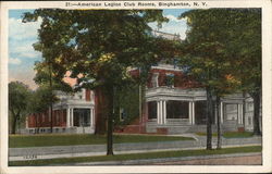 American Legion Club Rooms Binghamton, NY Postcard Postcard Postcard