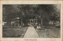 The Hotel, Bethany Park Indiana Postcard Postcard Postcard