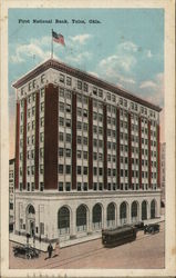 First National Bank Postcard