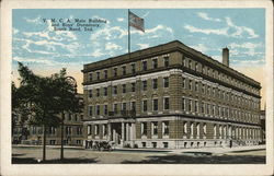 Y.M.C.A. Main Building and Boys Dormitory Postcard