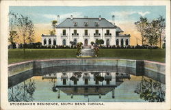 Studebaker Residence Postcard