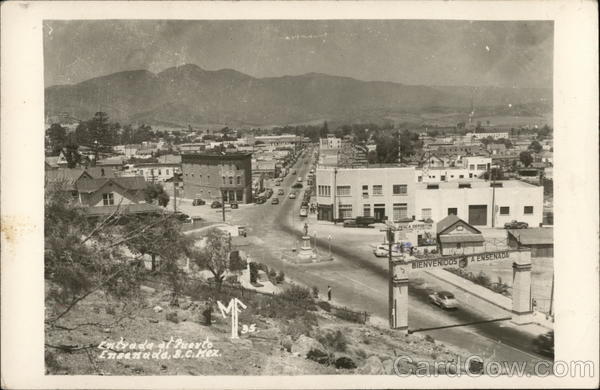 Entrance to Town Ensenada, Mexico Postcard