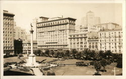 Union Square San Francisco, CA Postcard Postcard Postcard