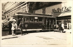 Turning a Cable Car Around San Francisco, CA Postcard Postcard Postcard