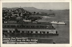 Waterfront from Bay Bridge San Francisco, CA Postcard Postcard Postcard