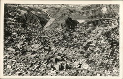 Hollywood From the Air California Postcard Postcard Postcard