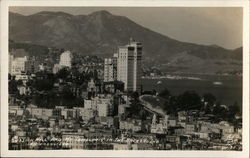 Russian Hill and Mt. Tamalpais in the Background San Francisco, CA Postcard Postcard Postcard